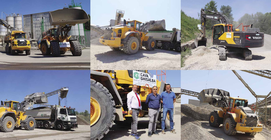 CAVA GHISALBA DIGITALIZZA SVARIATE OPERAZIONE GRAZIE ALLA TECNOLOGIA PRESENTE SULLE NUOVE MACCHINE VOLVO